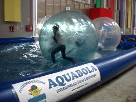 bolas para caminar sobre el agua