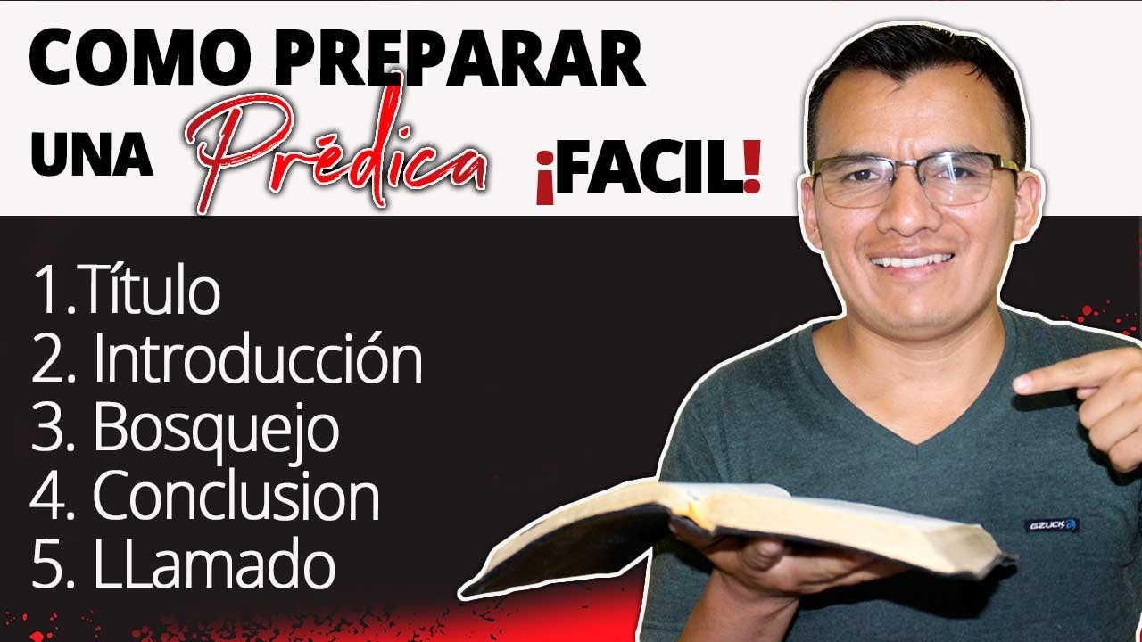 como preparar un tema biblico para exponer