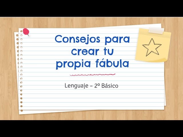 como se hace una fabula inventada