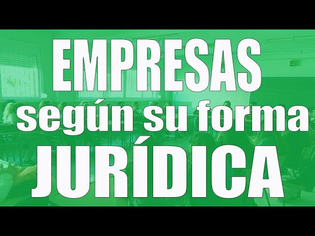 empresas individuales segun la forma juridica