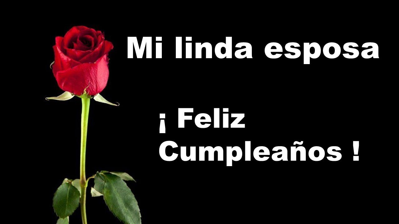 felicitaciones de cumpleaños para mi esposa en facebook