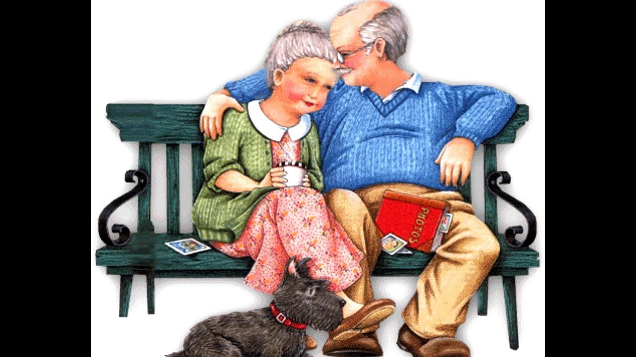 imagenes de viejitos enamorados con frases