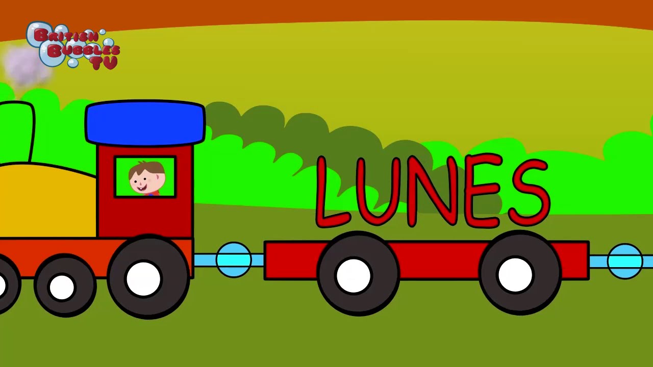 imprimir tren de los dias de la semana