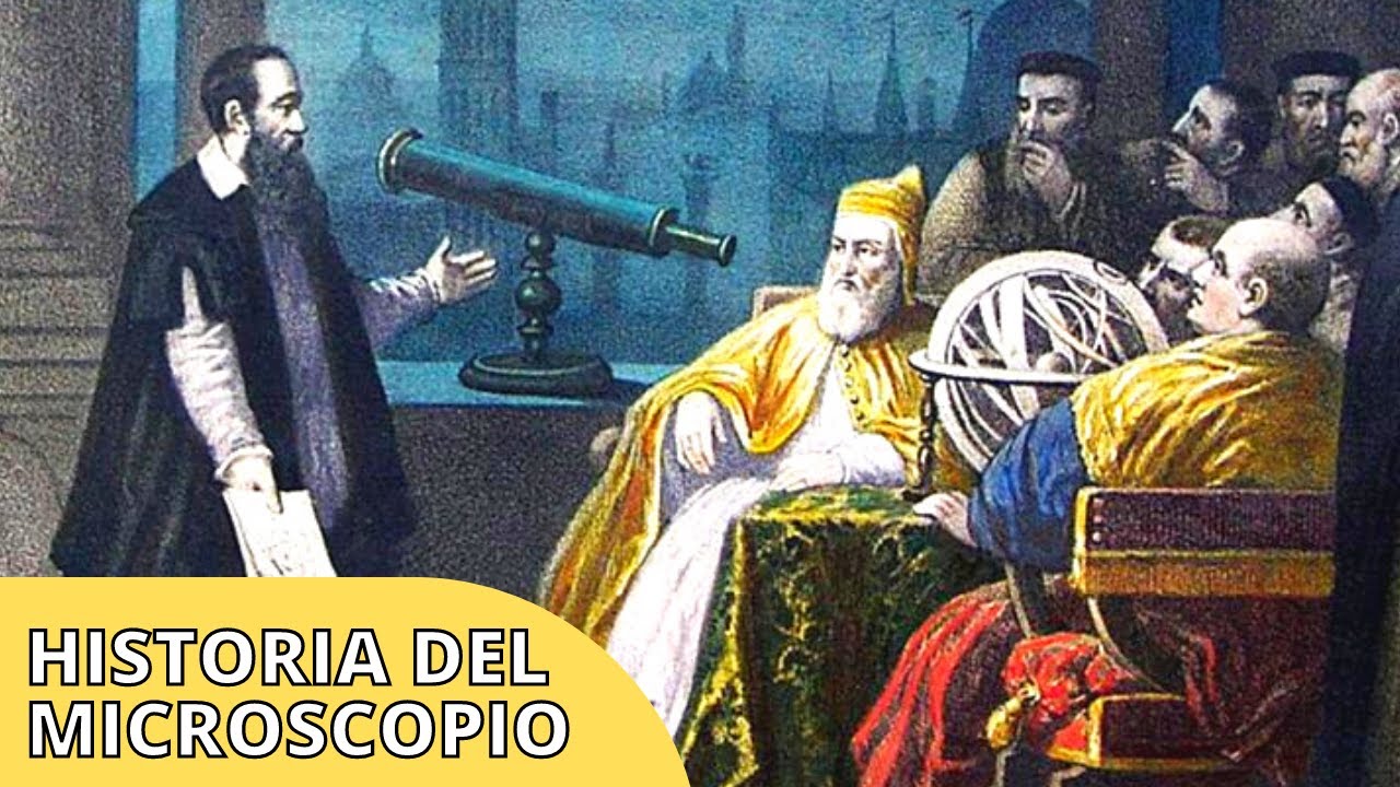 linea del tiempo de la historia del microscopio