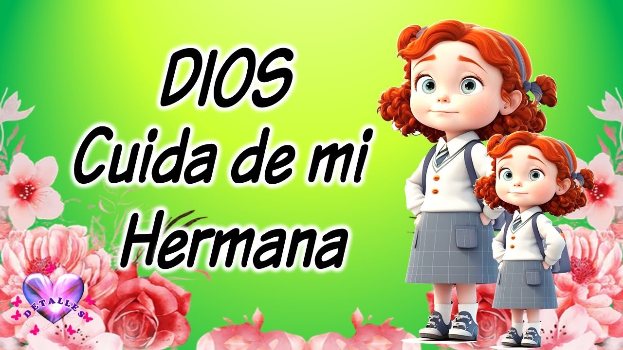 mensaje de dios para mi hermana