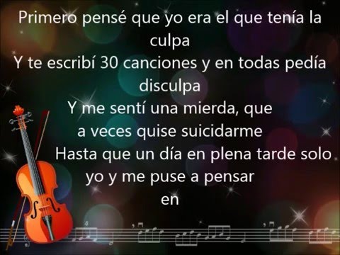 otra triste cancion de amor letra