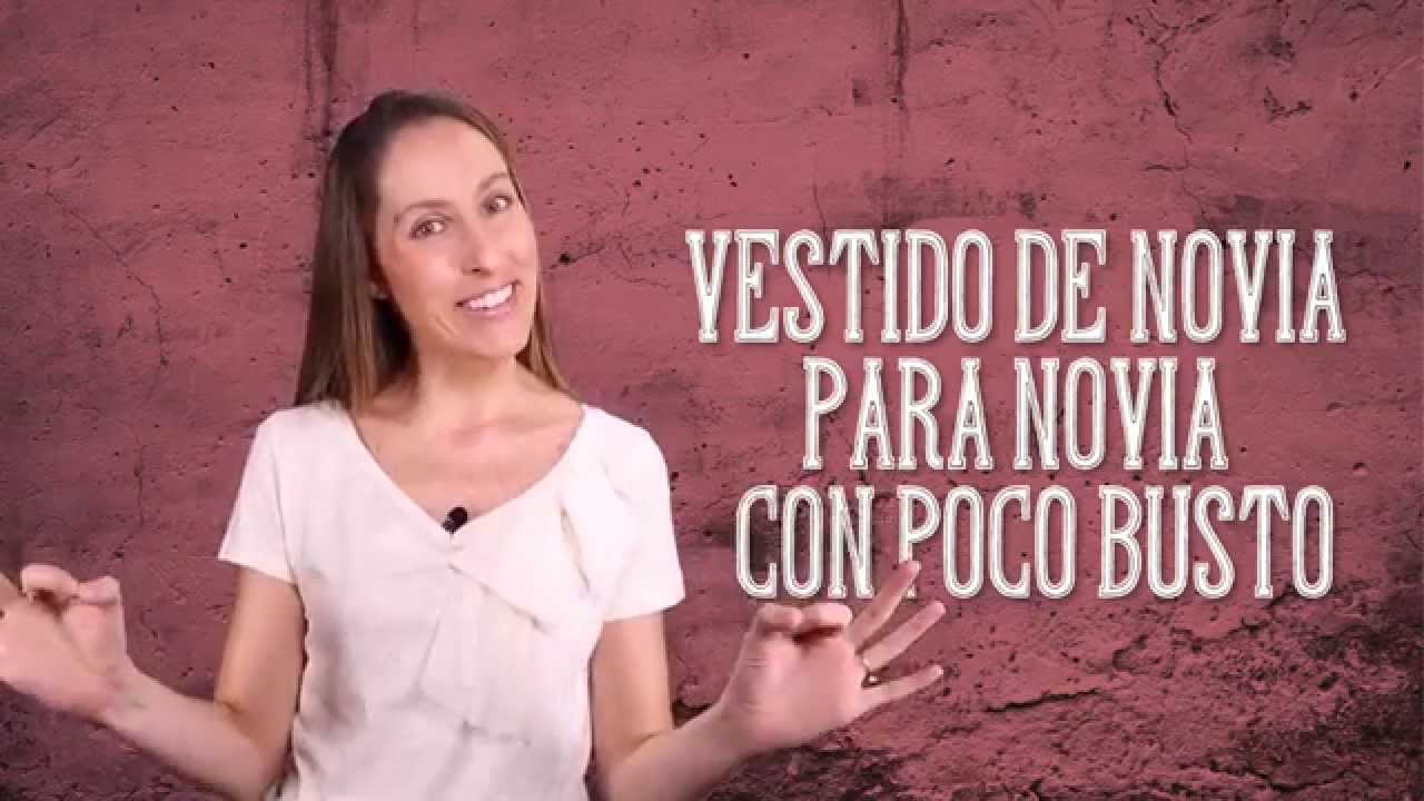 poco busto vestidos de novia para mujeres sin busto