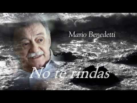 poema no te rindas de mario benedetti completo