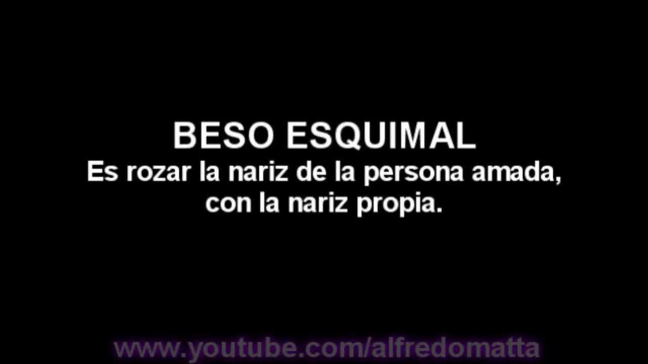 que es un beso de esquimal
