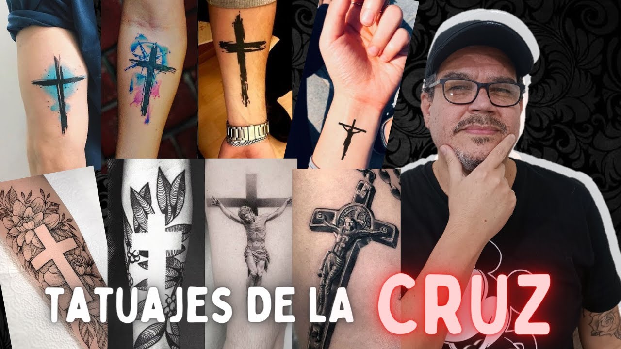 tatuajes de cruz en el cuello para hombres significado