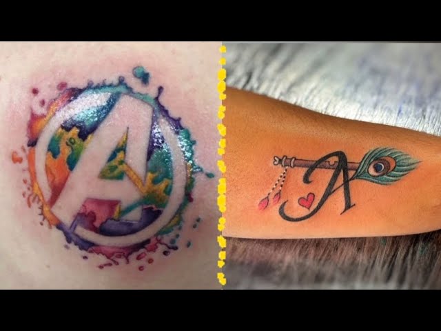 tatuajes de la letra a para mujeres