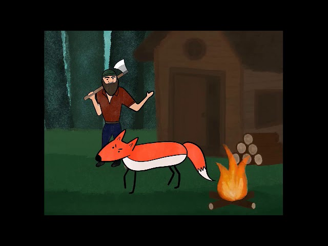 el zorro y el leñador moraleja