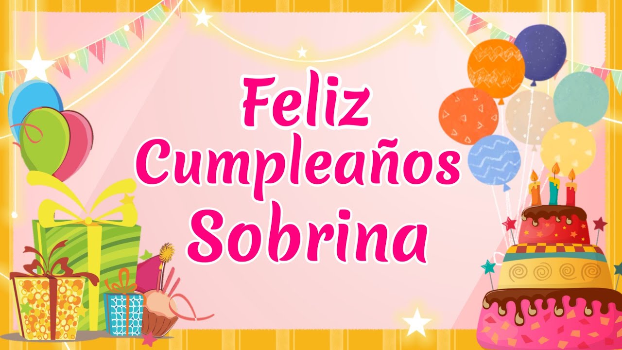 felicitaciones para mi sobrina que cumple años