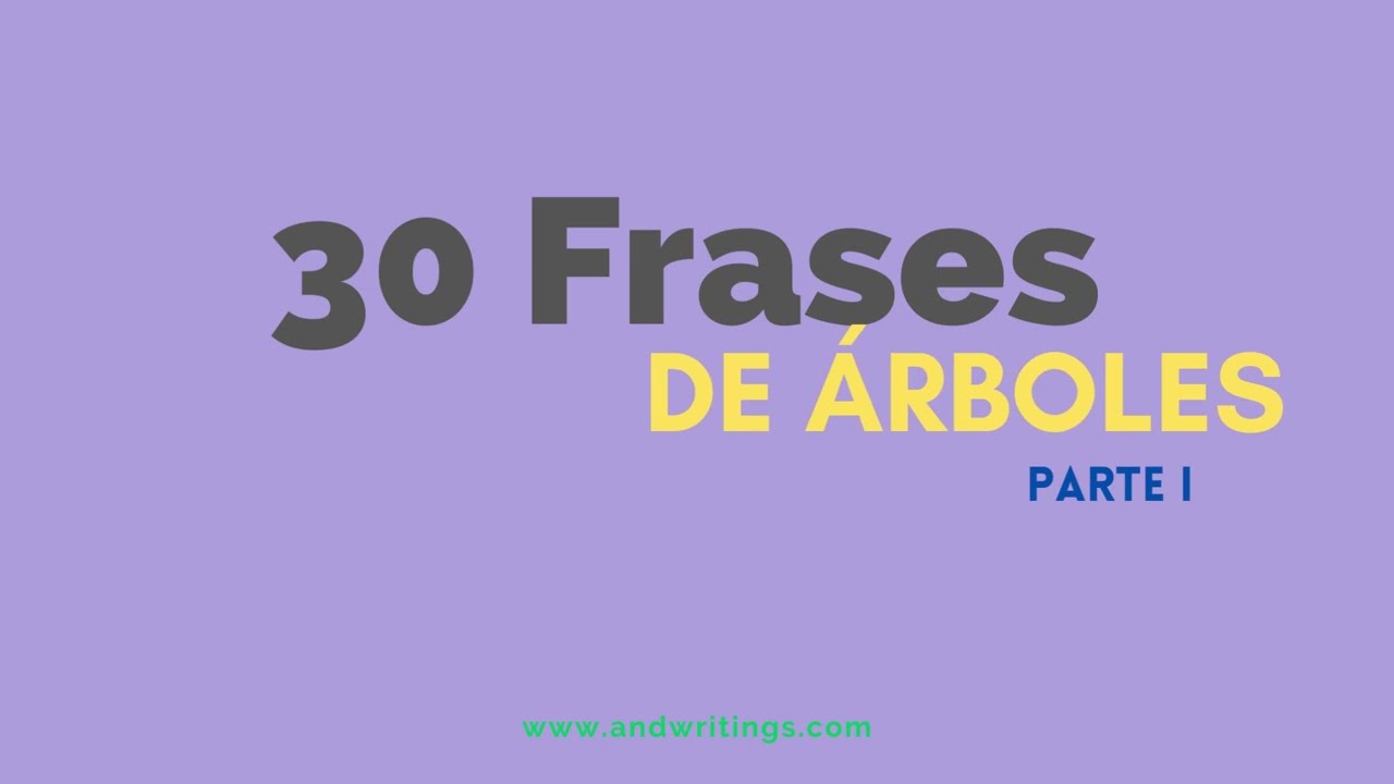 frase bonito arbol de la vida