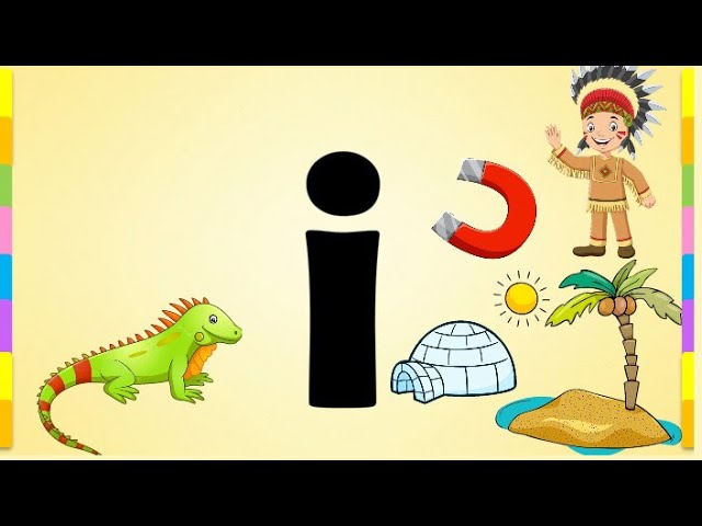 imagenes con la letra i para niños