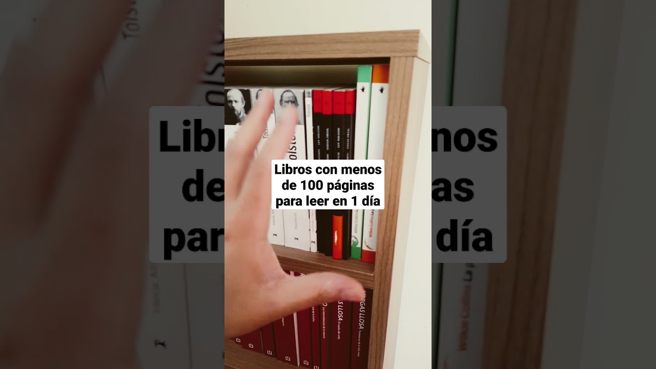 libros cortos de menos de 100 paginas