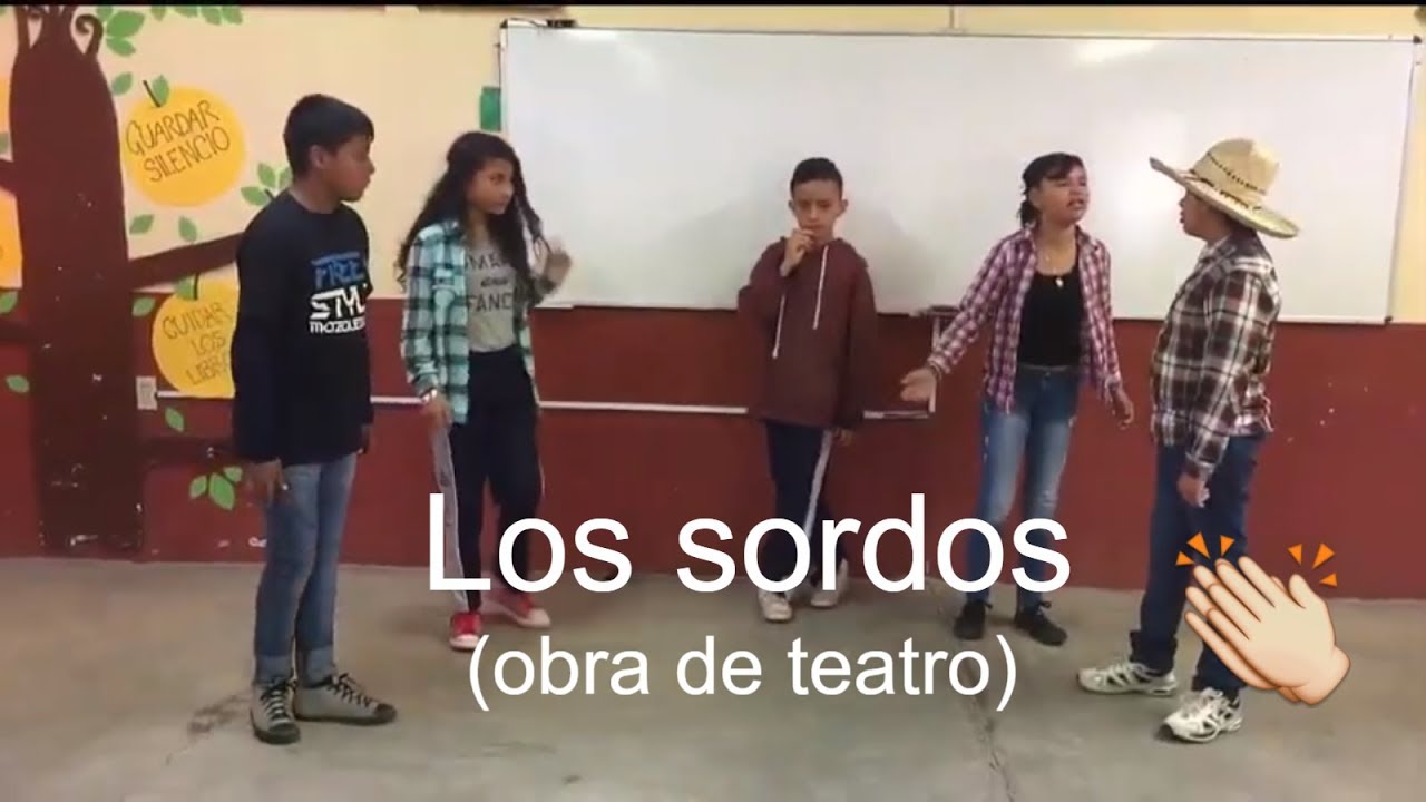 obra de teatro corta con 6 personajes