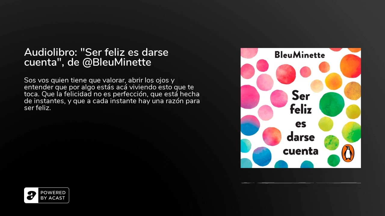 ser feliz es darse cuenta frases del libro